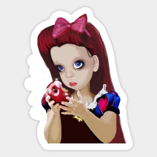 Snow white Sticker